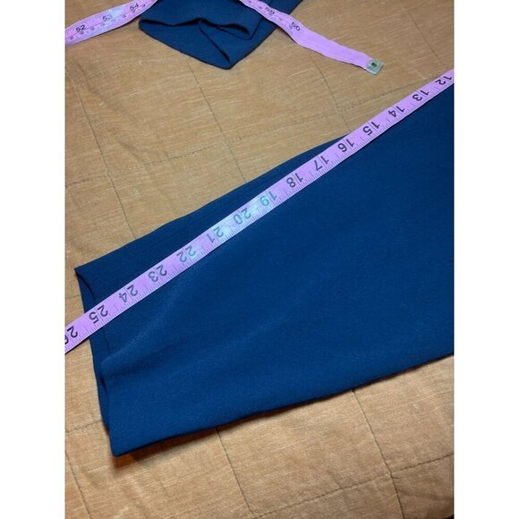 Aritzia Babaton  High Waist Navy Blue Trousers Elastic Waist Womens Size 4 - Picture 9 of 11